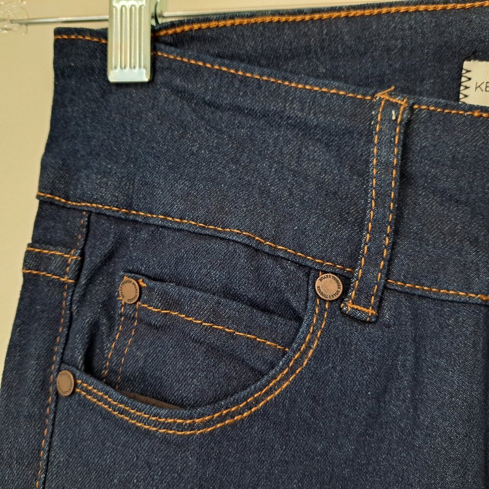 Kendall & Kylie Kompact Mid-Rise Juniors Skinny Jeans Dark Blue Size 1/2… - Picture 5 of 14